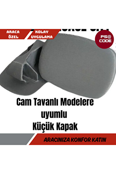 Toprakshop Rifter-Berlingo-Proace-Doblo-Opel Cam Tavanlı Ara Bölme Demiri Kapakları 2 adet küçük kapak