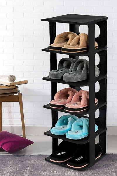 Tugomer Ayakkabı Düzenleyici 5 Katlı Lüks Organizer Ayakkabı Dolabı