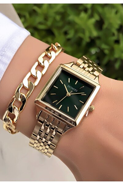 Homies Marka Çelik Kordon Saat Bileklik Hediyeli