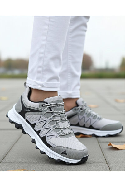 homiro Men's Waterproof Trekking Shoes - Ice Black