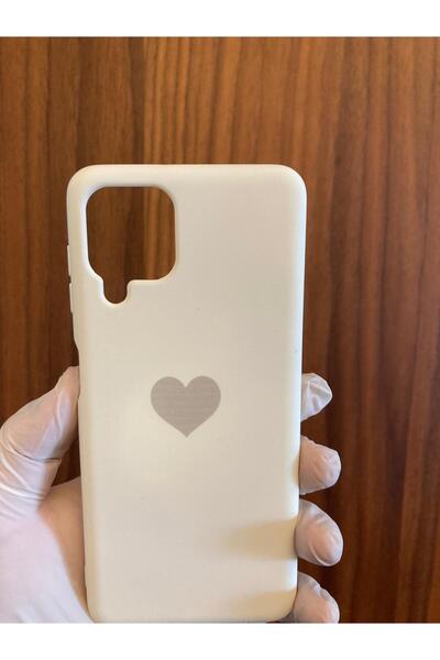 Newon حافظة هاتف سامسونج جالاكسي A22/M22/M32 4G مطبوع عليها قلب كريمي من الدا...