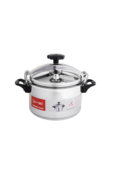 Mr Chef s قدر ضغط المنيوم حجم 7 لتر لون فضي