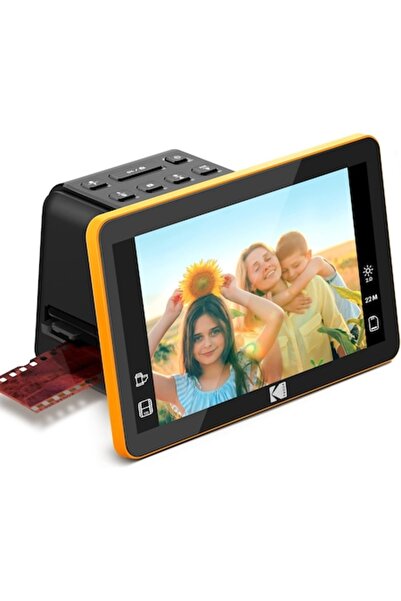 Kodak Scaner de film și diapozitive cu LCD de 7", 14/22 MP, SD/SDHC, HDMI, negru