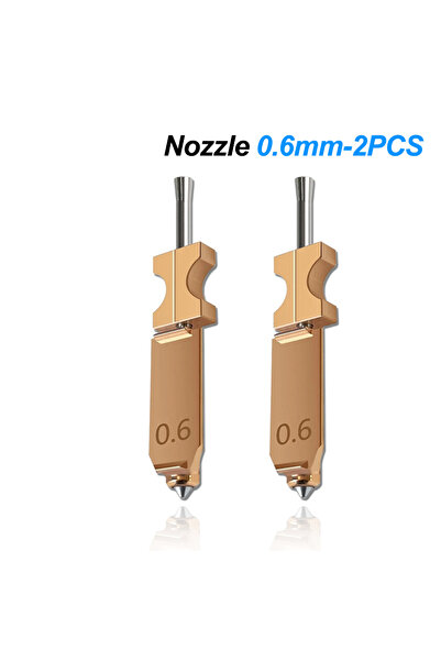 Choice 0.6 2Pcs For Flashforge AD5X Nozzle Upgrade Detachable 0.4 0.6 0.25 0....