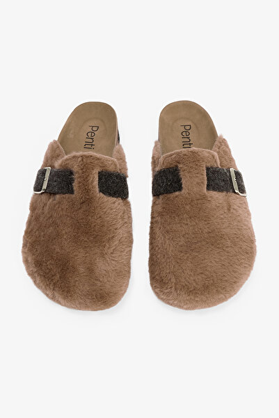 Penti Beige Belt Detailed House Slippers