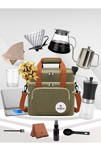 DOPPİO Doppio V60 Complete Coffee Brewing Set – Indoor Comfort, Outdoor Freedom