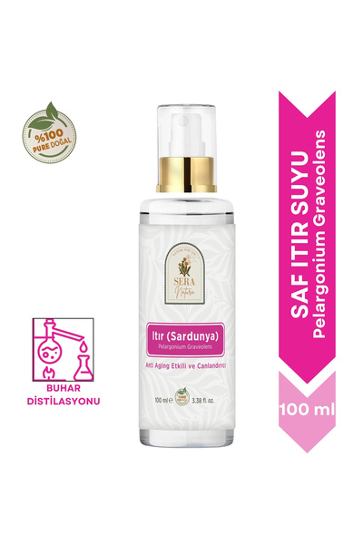 Sera Natura Saf Itır Suyu Nem Dengeleyici Cilt Toniği 100 ml. %100 Saf