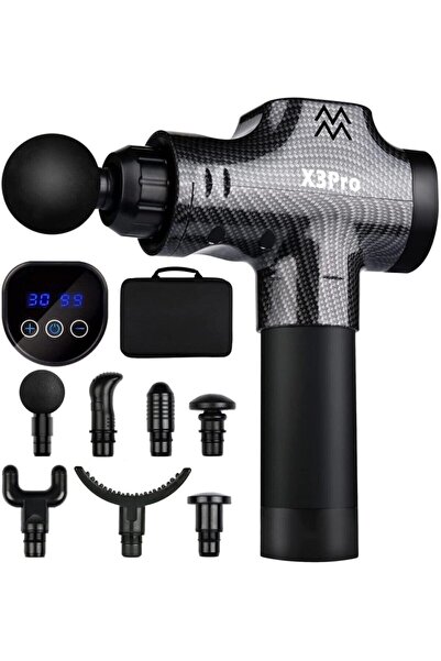 KRAFT HART X3pro Masaj Tabancası 24v Spor 30 Hız Vurmalı Süper Sessiz Fırçasız Motor