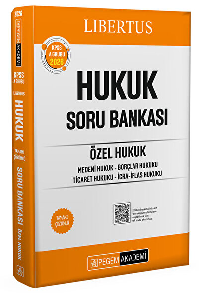 Pegem Akademi Yayıncılık 2026 KPSS A Grubu Hukuk Tamamı Çözümlü Soru Bankası-...