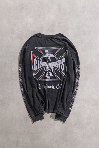 Overdrive Tricou cu braț lung „death Chopper”.