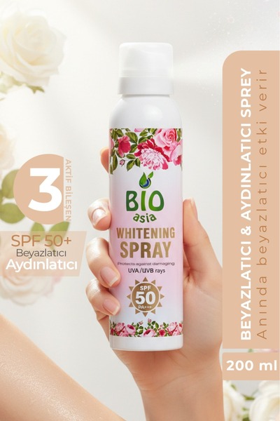 Bio Asia Beyazlatıcı Vücut Spreyi – Anında Aydınlık Görünüm Veren & Cilt Tonu...