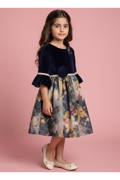 Jolanda VELVET GIRL DRESS