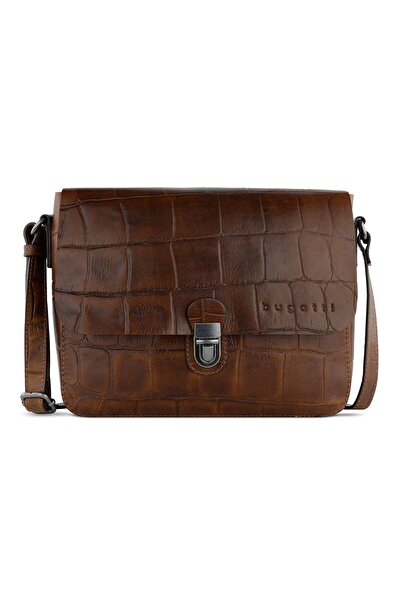 BUGATTI Nevio Umhängetasche Leder 26 cm