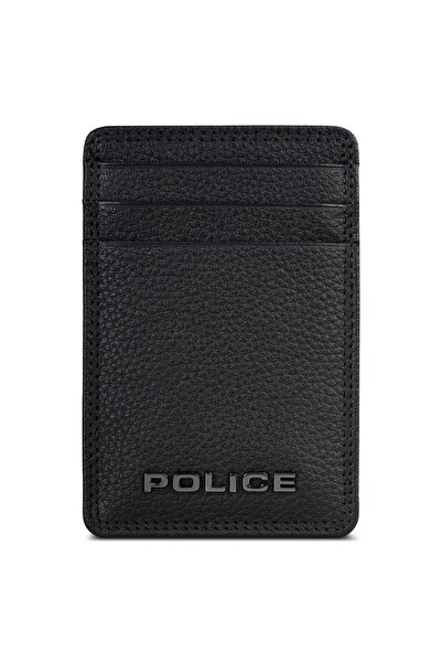 Police Kreditkartenetui RFID Schutz Leder 7 cm