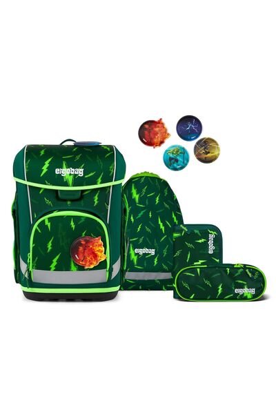 Ergobag cubo light Schulranzen-Set 6-teilig