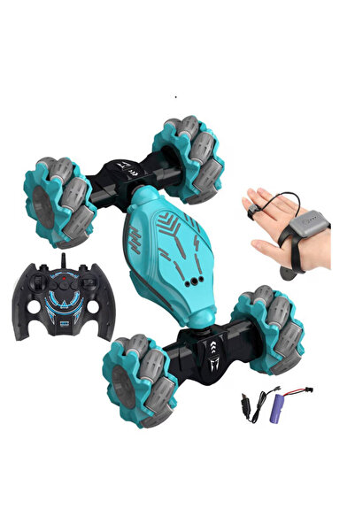 ENAGRO Mașină telecomandă 4x4 cu gesturi – drift, rotiri la 360°, lumini, sun...