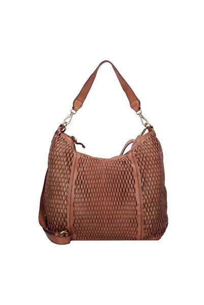 Campomaggi Mangrovia Schultertasche Leder 35 cm