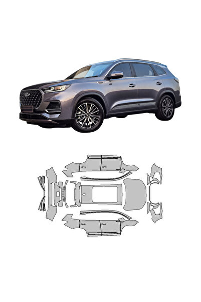 Fit PPF – Chery Tiggo 8 Pro Max Özel 210 Mikron Premium TPU PPF Film Kaplama ...