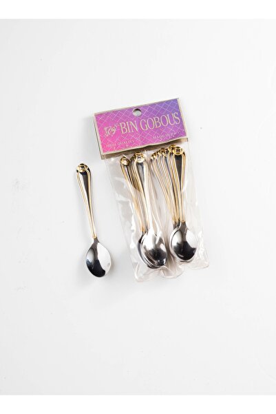 HIC طقم ملاعق شاي من الاستيل المقاوم للصدأ مكون من 12 قطعة