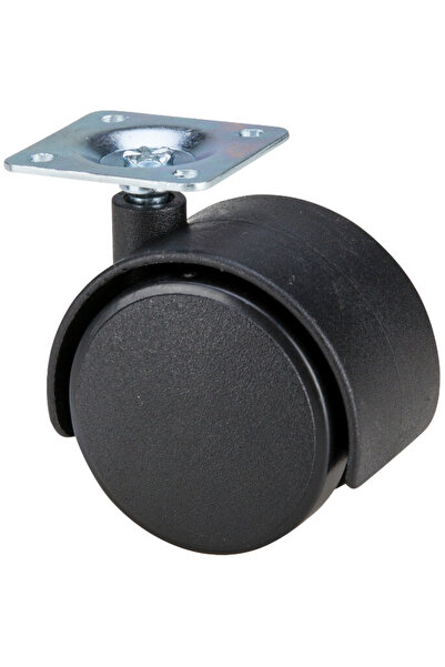 Evotools Roată pivotantă pentru mobilă cu flanșă ETS 40 mm și frână 38x38 mm ...