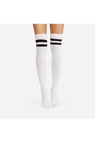 DÜKKAN DESİGN Білі шкарпетки в смужку