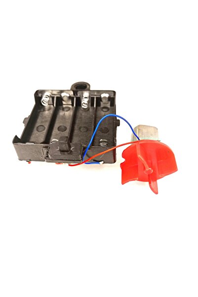 10 adet 3-6 V DC motor, power düğmeli pil yatağı komple set