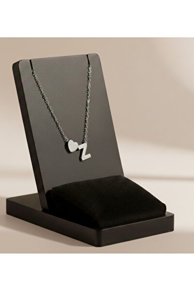 Meyra Accessories Silver Stainless Non-Tarnish Steel Necklace - Stylish Detai...