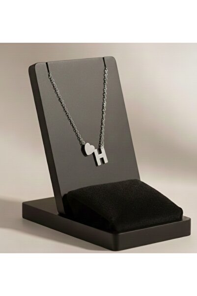 Meyra Accessories Silver Stainless Non-Tarnish Steel Necklace - Stylish Detai...