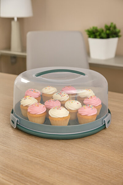 Leony Double Sided Cake Cake and Cup Cake Storage Container - Cake Pan