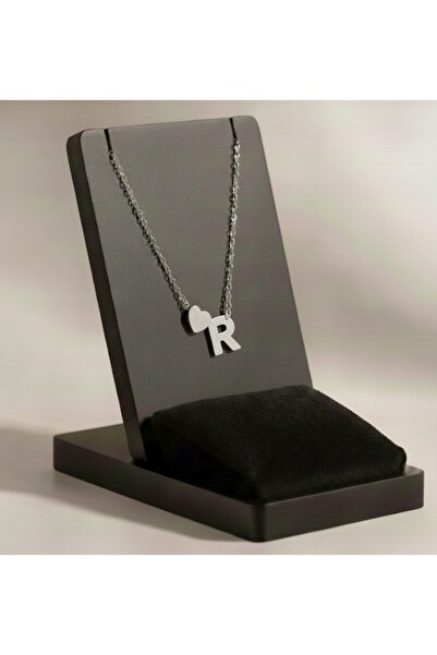 Meyra Accessories قلادة فضية من الفولاذ المقاوم للصدأ غير قابلة للتشوه - تفاصيل أنيقة، هدية، قلب