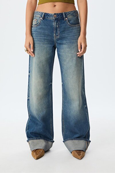 Stradivarius D91 Low wide-leg jeans