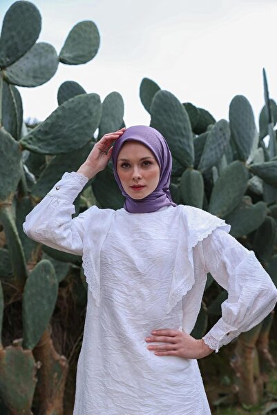 İpekhan Celina Jacquard Scarf Purple 9902-22