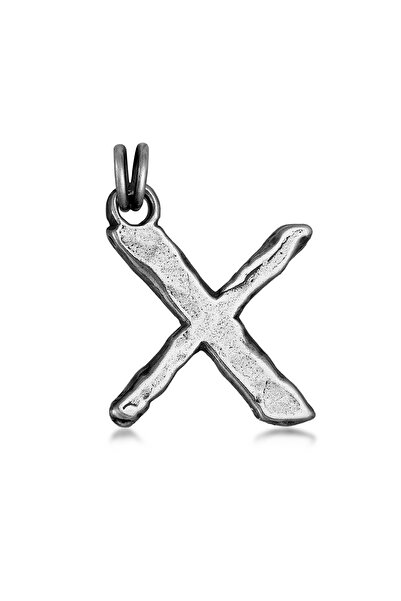 HAZE & GLORY Anhänger HG - Anhänger Herren aus 925er Sterlingsilber, Schmuck Herren, Silberanhänger oxi