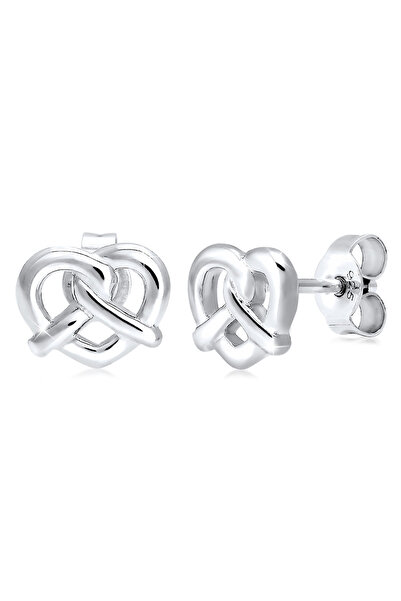 ELLI Earrings Brezel Herz Liebe 925 Silber