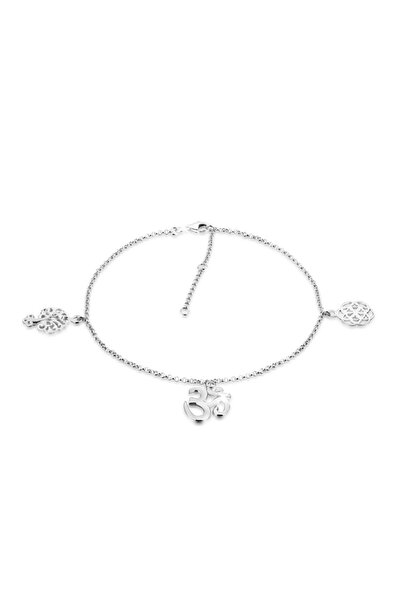Nenalina Anklet Lebensbaum Om Blume Yoga Festival Boho 925 Silber