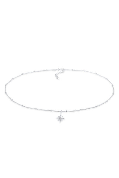 ELLI Colier de damă cu stea și cristale din argint 925