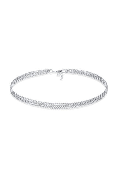 ELLI Halskette Damen Choker Glieder Modern aus 925er Sterlingsilber