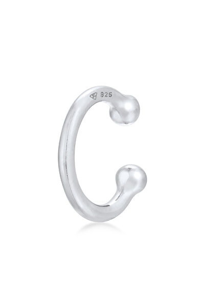 ELLI Schmuck Accessoires Damen Clip-On Nasenpiercing Basic Ball Geo aus 925er Sterlingsilber