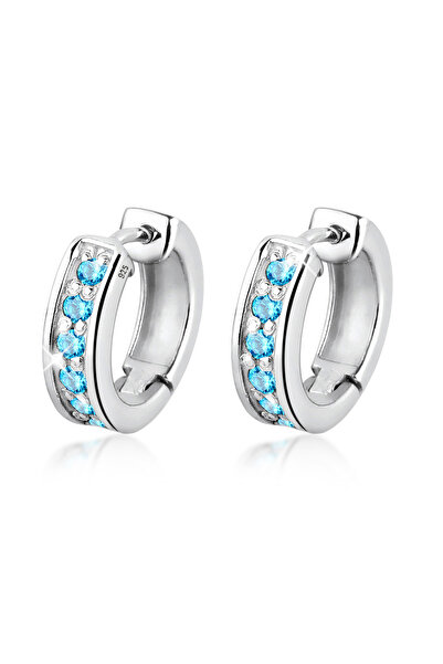 ELLI Earrings Creolen Zirkonia Funkelnd Hochwertig 925 Silber