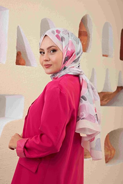 İpekhan Comfort Flowers Şal Pembe 3027-14