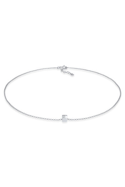 ELLI Halskette Damen Choker Würfel Anhänger Geo Look Trend Blogger aus 925er ...