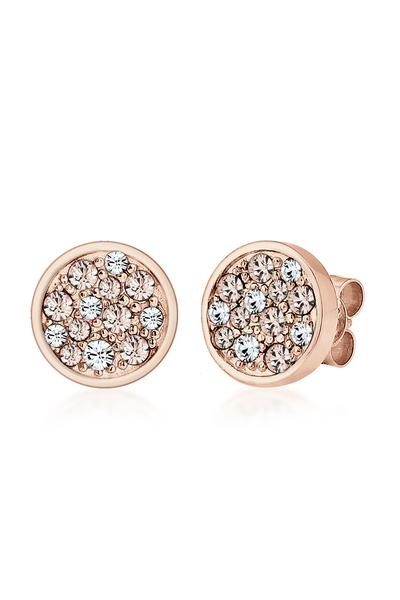 ELLI Ohrringe Damenkreis mit Kristallen aus 925er Sterlingsilber