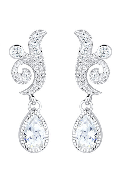 ELLI Earrings Ornamental Zirconia 925 Sterling Silver