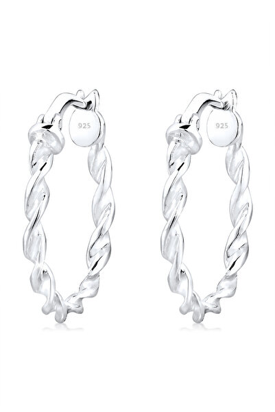 ELLI Ohrringe Spiral Hoop aus 925er Sterlingsilber