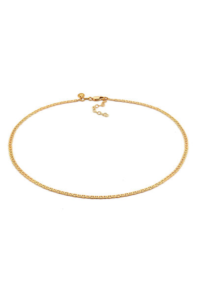 ELLI Halskette Damen Choker Bar Kette verstellbar Basic Minimal Trend in 925er Sterlingsilber