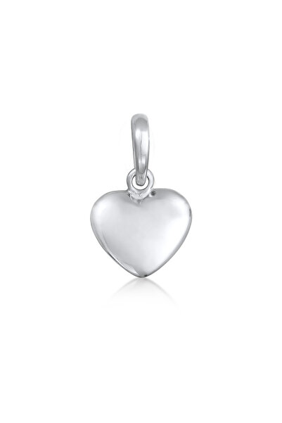 ELLI Anhänger Damen Anhänger Herz Liebe Basic aus 925er Sterlingsilber