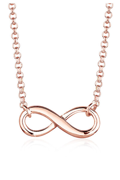 ELLI Halskette Damen Unendlichkeitssymbol Ewigkeit aus 925er Sterlingsilber