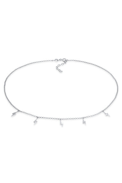 ELLI Halskette Blitz Flash Astro Bean Chain 925 Silber