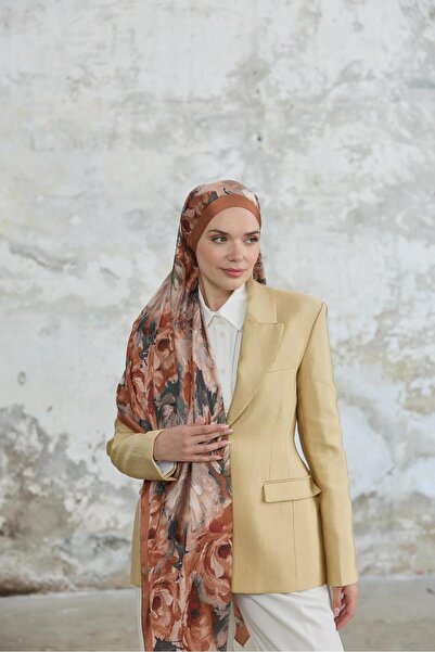 İpekhan Jardin Secret Collection șal indian din mătase voal 5013-10