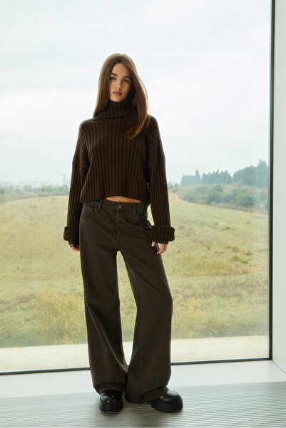 Stradivarius Balıkçı yaka triko kazak